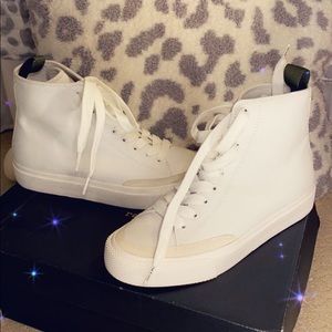 RAG & BONES WHITE-Hi-Top Sneakers, SZ 8-NEW-NEW